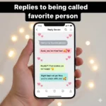 Replies to being called favorite person