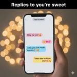 Replies to you’re sweet