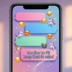 Replies to I’ll keep that in mind