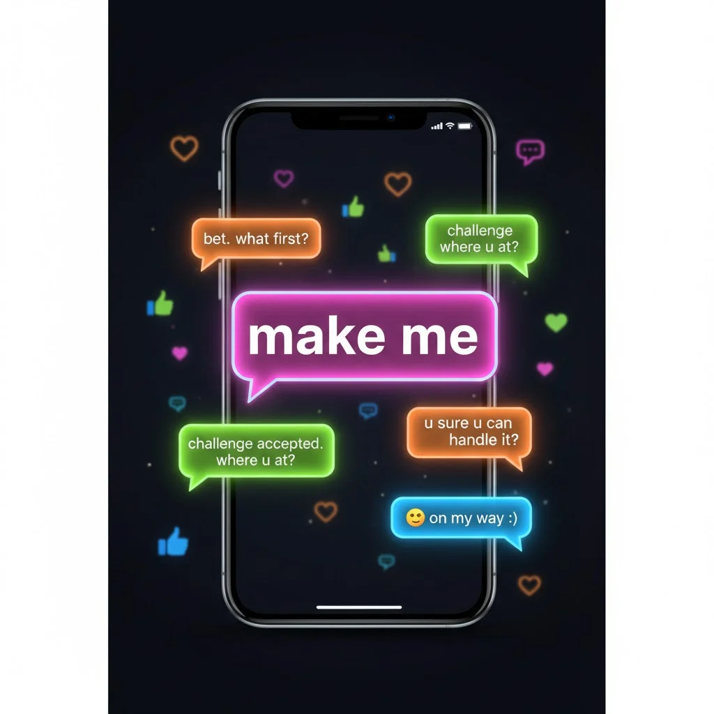 Replies to “make me”