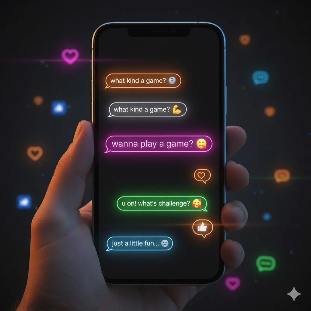 Respond to wink emoji