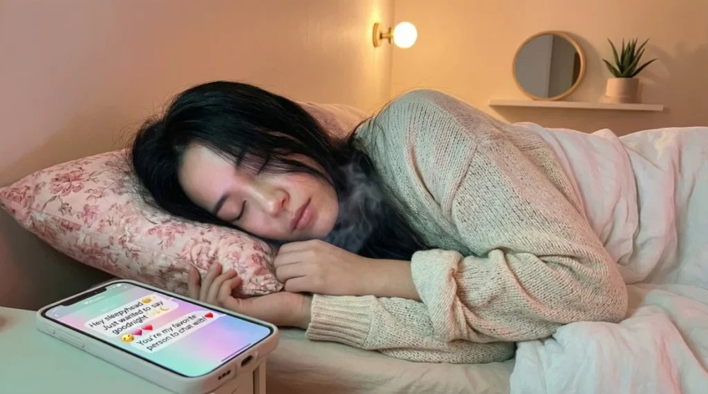 What to say when someone falls asleep