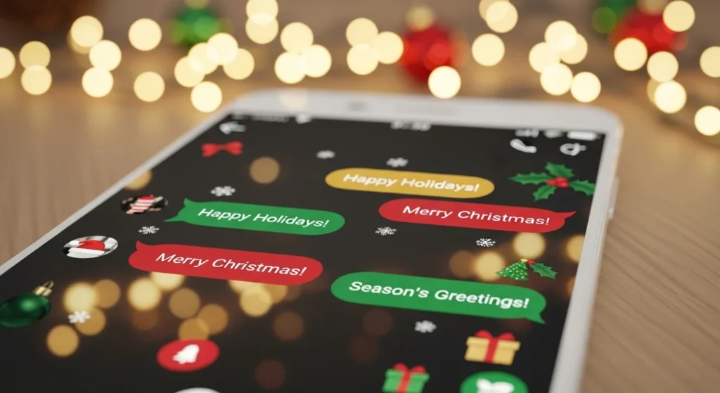 Compliments of the season replies