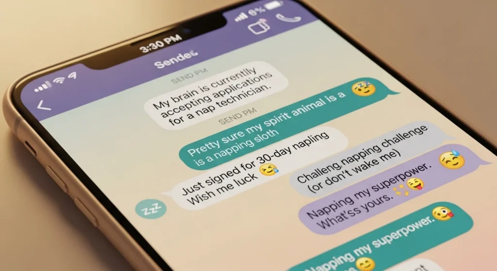 Funny replies to I just woke up from a nap