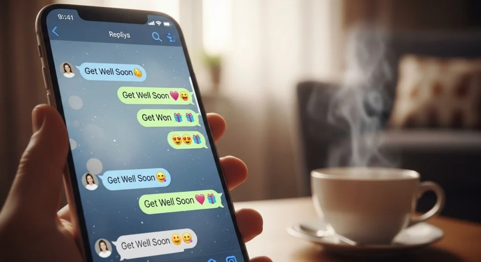 Get well soon replies