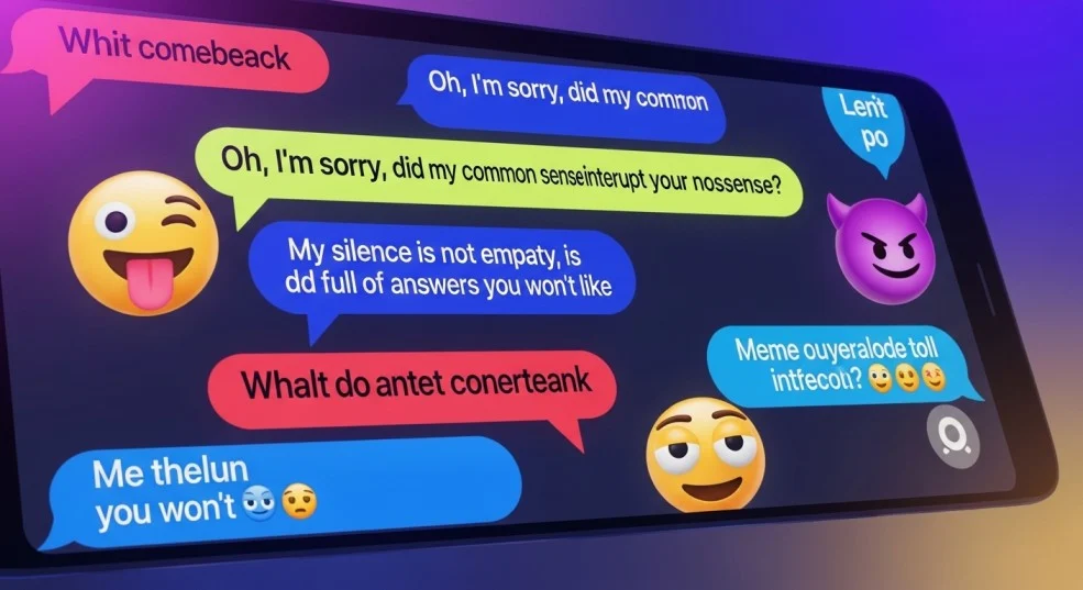 Replies to “you’re not funny”