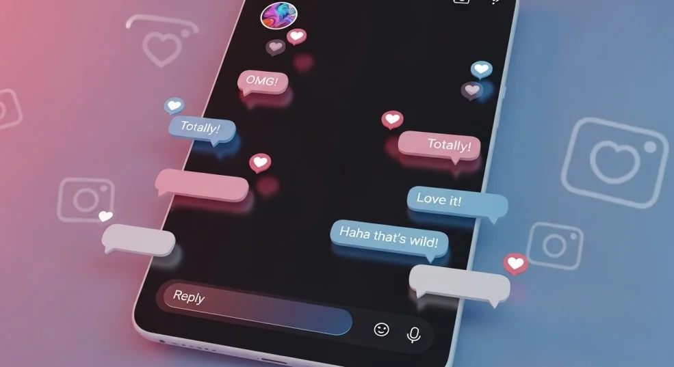 Reply to a liked message on Instagram