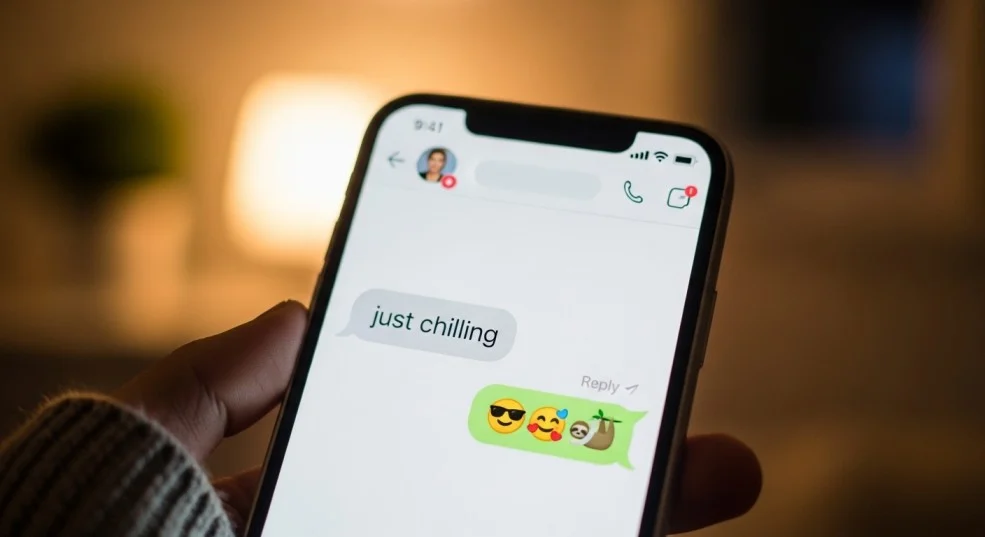 Reply to “just chilling”