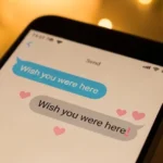 Reply to “wish you were here”