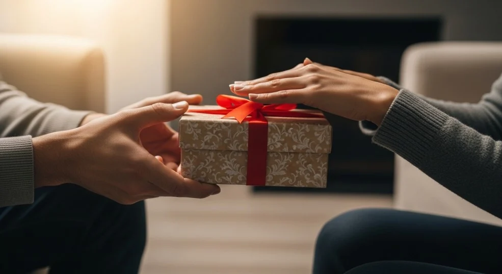 When someone refuses your gift replies