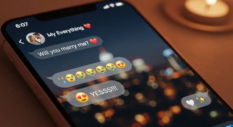 Witty replies to will you marry me