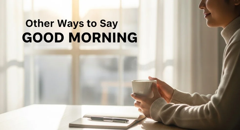 other ways to say good morning