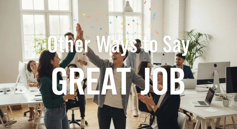other ways to say great job