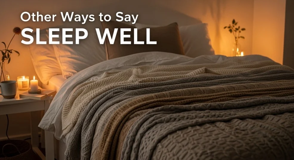 other ways to say sleep well