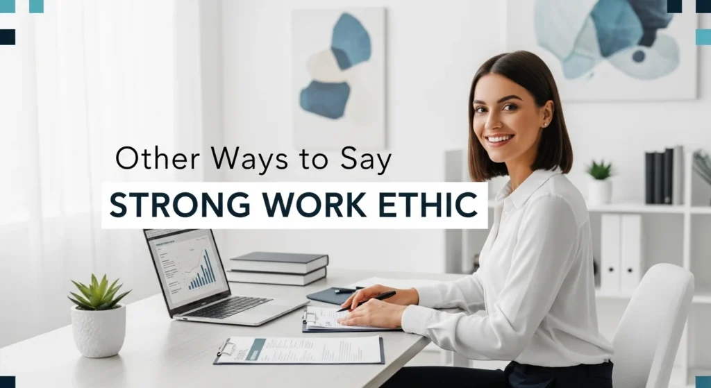 other ways to say strong work ethic