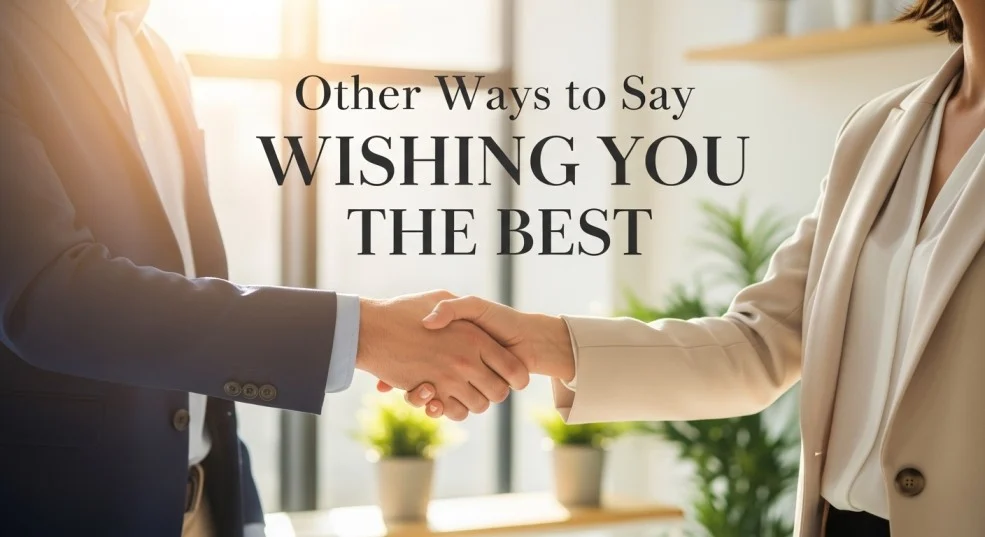 other ways to say wishing you the best