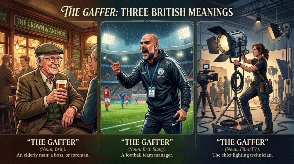 Alternative gaffer meaning