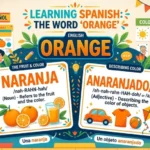 Orange in Spanish meaning