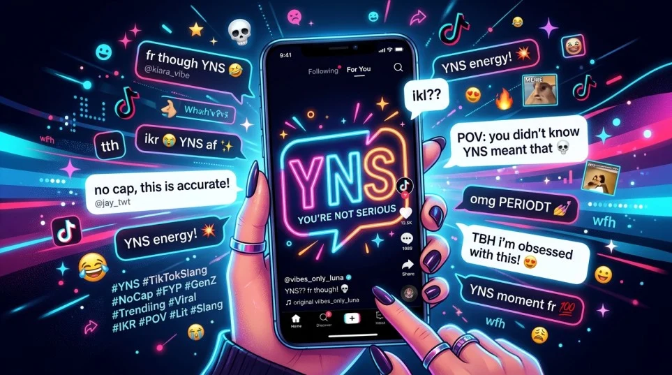 What does YNS mean on TikTok