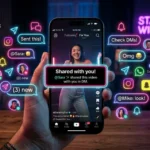 What does shared with you mean on TikTok