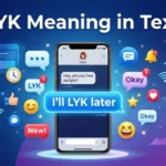 lyk meaning in text