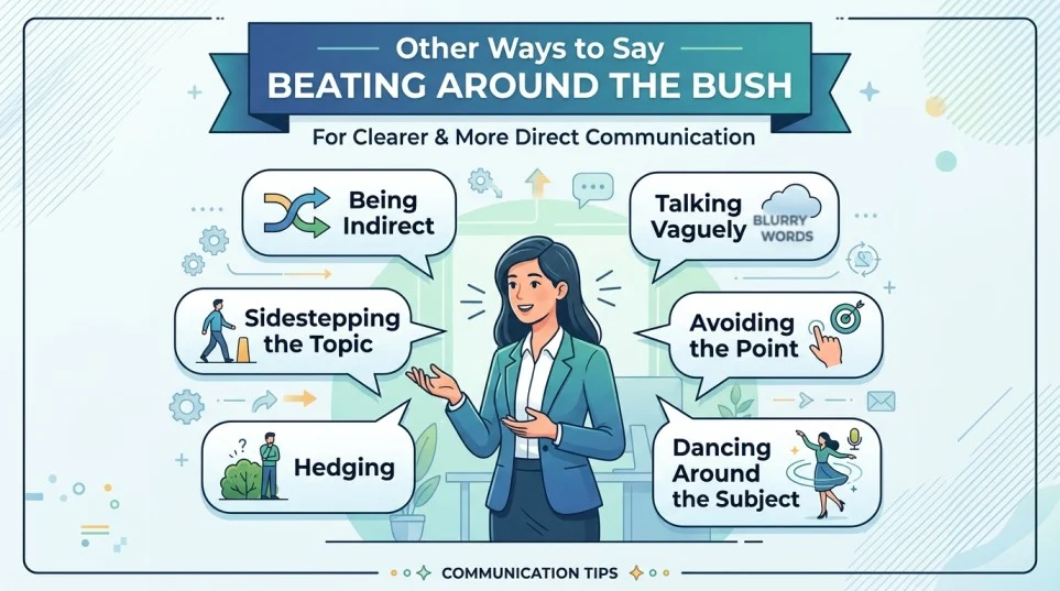 other ways to say beating around the bush