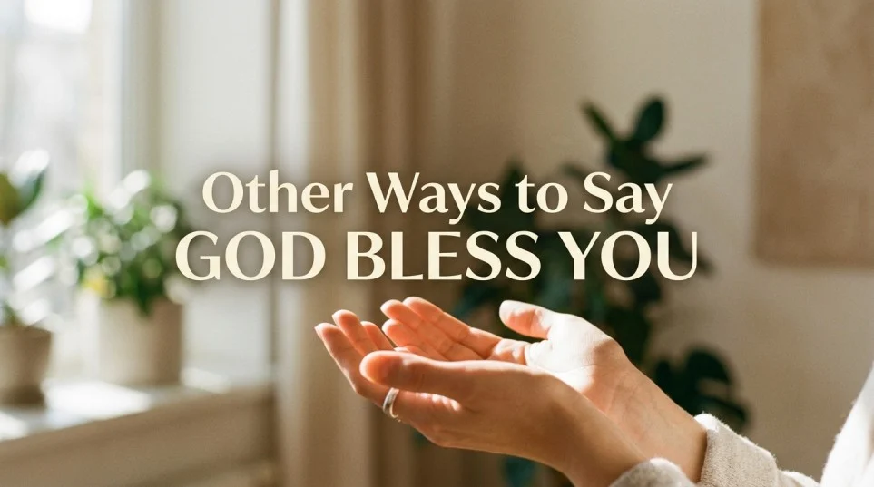 other ways to say god bless you
