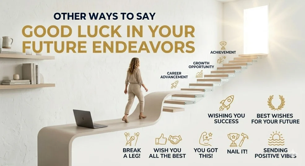 other ways to say good luck in your future endeavors