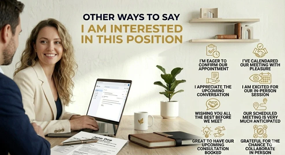 other ways to say i am interested in this position
