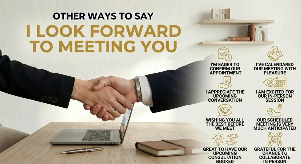other ways to say i look forward to meeting you