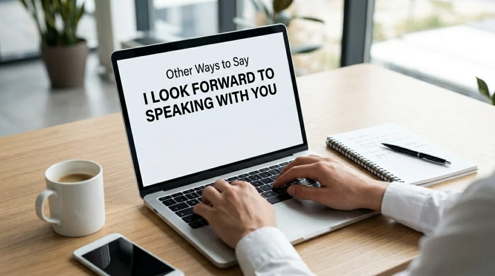 other ways to say i look forward to speaking with you