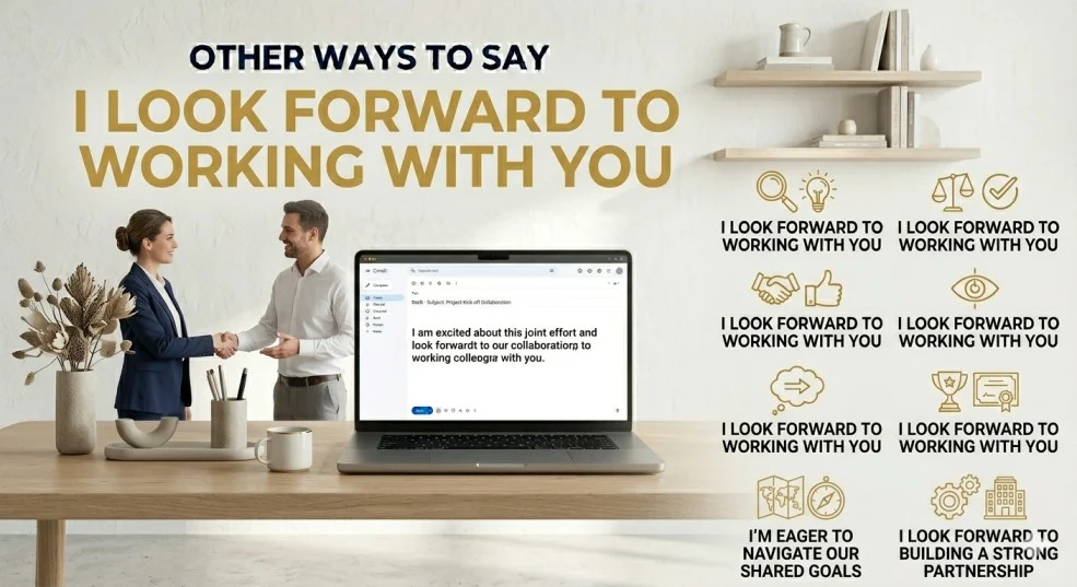other ways to say i look forward to working with you