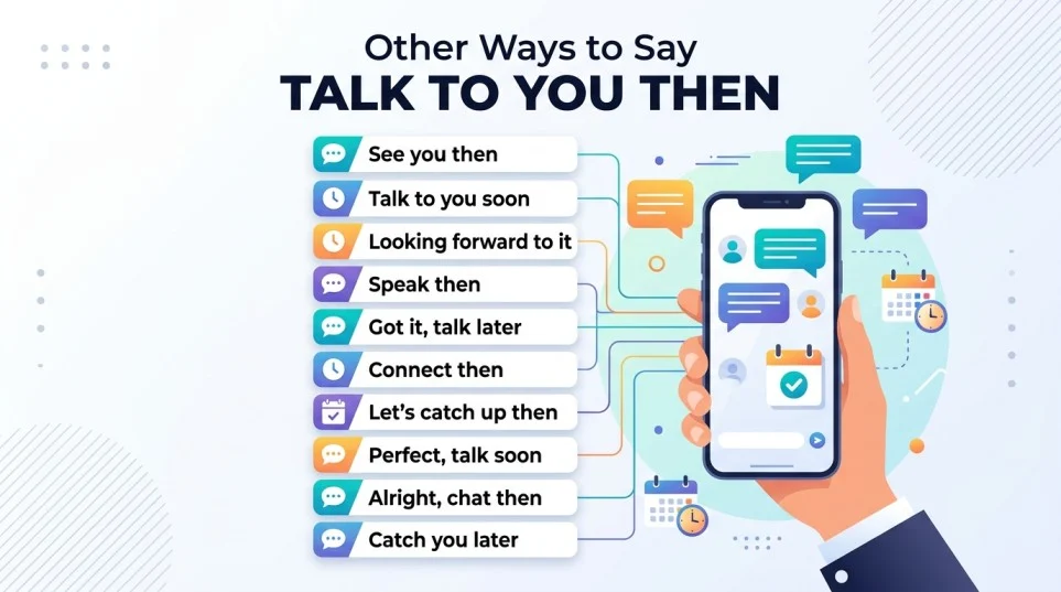 other ways to say talk to you then