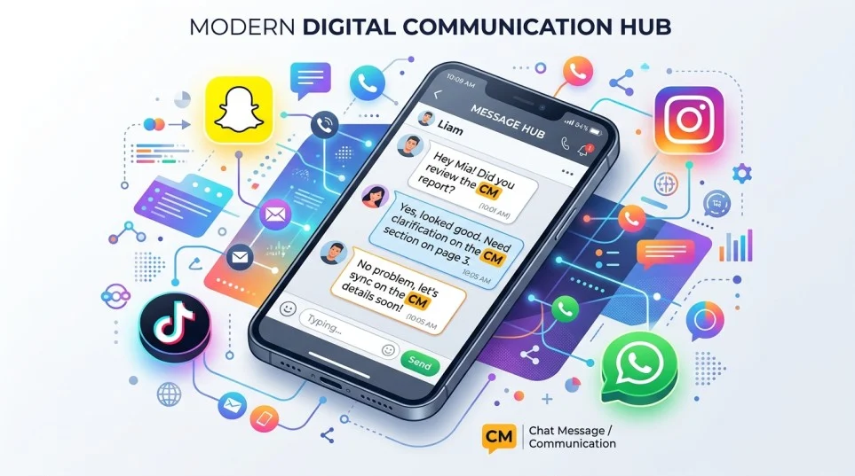 cm meaning in text
