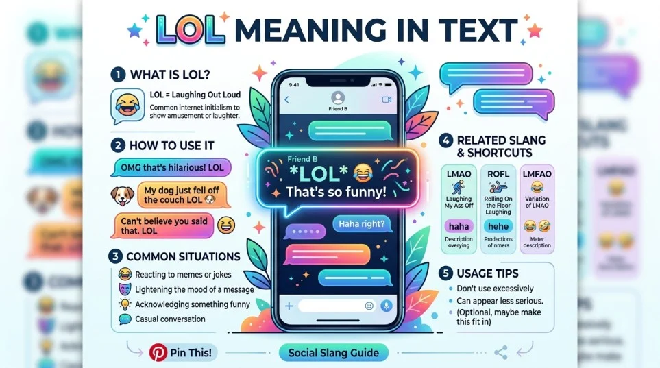 lol meaning in text