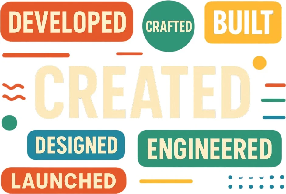 other ways to say created