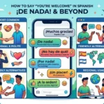 other ways to say de nada