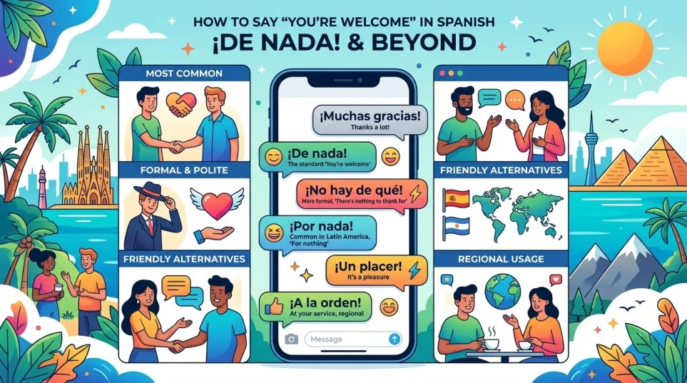 other ways to say de nada