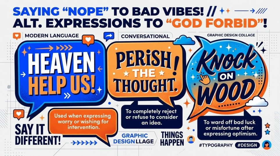 other ways to say god forbid