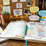 other ways to say says in writing