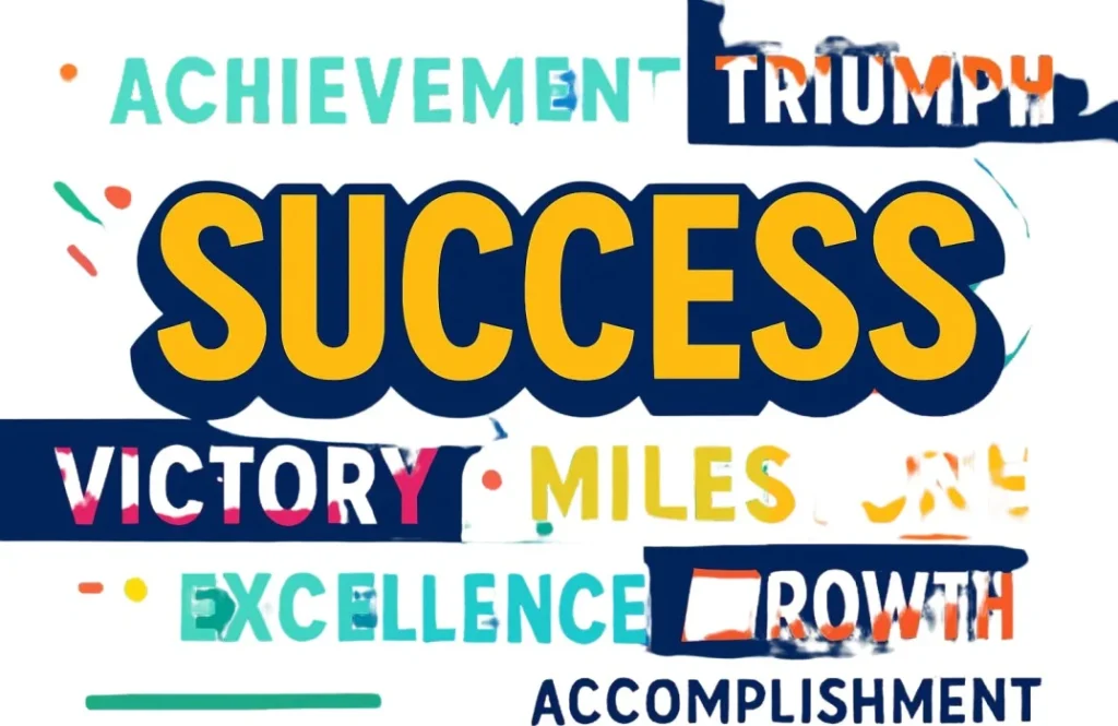 other ways to say success