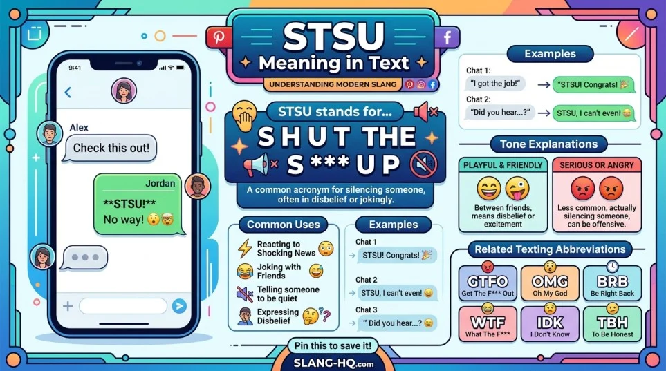 STSU Meaning in Text: Definition, Uses, Examples & How to Reply